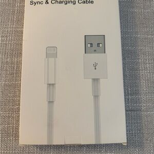 White Sync & Charging Cable